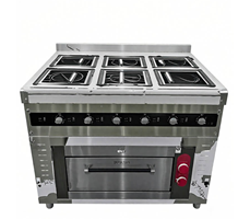 Bếp điện từ 6 đầu đốt có lò nướng Lestov LT-B290VI-JL
