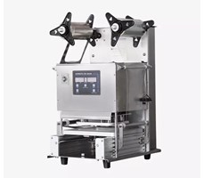 Máy dán miệng cốc sữa chua/trà sữa (có trân châu) tự động HL-95A