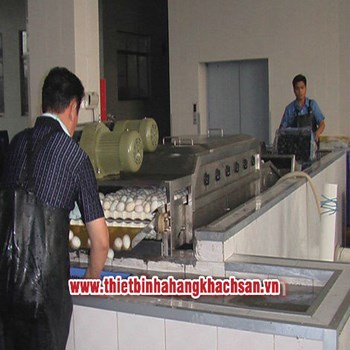 Máy rửa và phân loại trứng