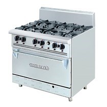 BẾP ÂU 4 HỌNG KÈM LÒ NƯỚNG BERJAYA DRO6L