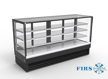 Tủ trưng bày bánh kính vuông Firscool DSF2400-27