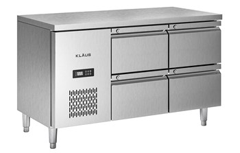 Bàn mát inox 4 ngăn kéo Klaus KDC-1.1-2N