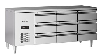 Bàn mát inox 9 ngăn kéo Klaus KDC-1.1-3W