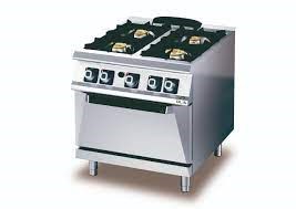 Bếp Âu 4 họng có lò nướng Olis D74/10 CGG