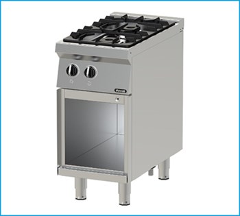 Bếp Âu 2 họng có chân đứng Nayati NGTR 4-75 ME