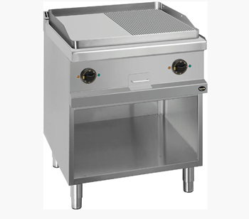 BẾP CHIÊN PHẲNG NHÁM MẠ CRÔM DÙNG GAS ĐẶT BÀN MBM MG7GFT777LRC