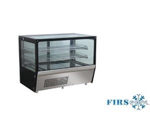 Tủ trưng bày bánh kính vuông Firscool G-HTR125F