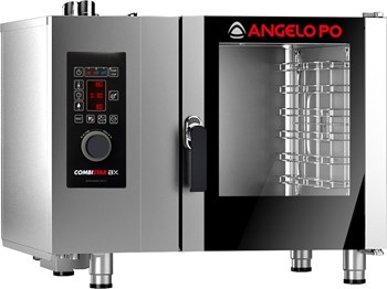 Lò nướng combi 6 khay 1/1GN dùng gas Angelo Po BX61G