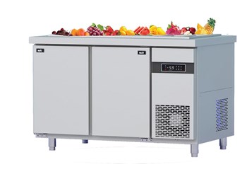 Bàn salad quạt gió 2 cánh inox BSQ.2MI1276