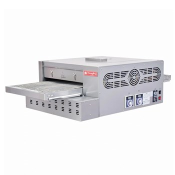 Lò nướng pizza băng chuyền dùng gas Hongling PZG32