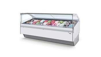 Tủ trưng bày kem gelato MX Flat