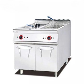 Bếp chiên nhúng điện 2 ngăn kèm tủ đựng Kolner DF-885