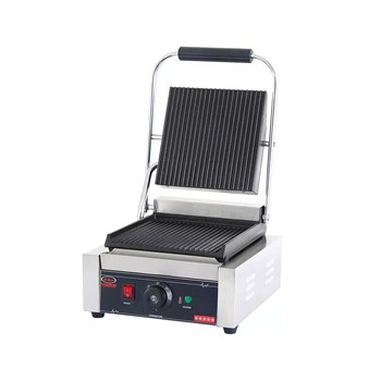 Máy nướng bánh mì Panini điện một mặt (toàn bộ có rãnh) Kolner EG-812
