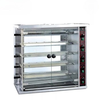 Lò quay gà thẳng đứng dùng gas với 6 xiên Kolner JGT-6P