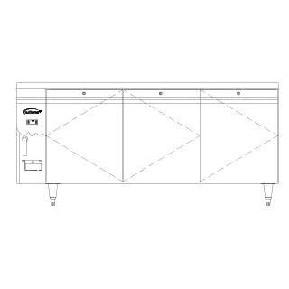 Bàn mát 3 cửa điều khiển từ xa Williams B3R(J)