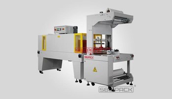 Máy đóng gói co màng kiểu cuff (dạng ống) bán tự động ST-6030 + SM-6040S