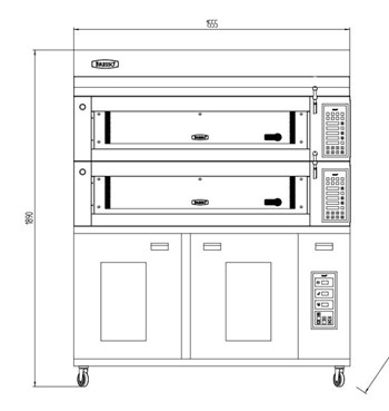 Lò nướng bánh Bresso HBWO-3210