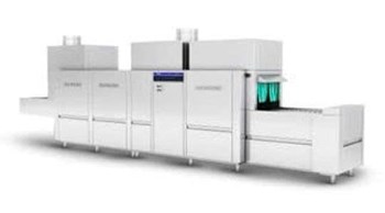 Máy rửa khay công nghiệp băng chuyền có chức năng sấy Hasonic HDF-1002SD