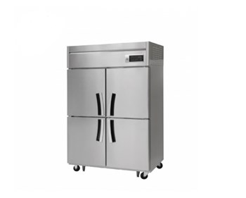 Tủ đông mát đứng 4 cánh inox dung tích 1.100 lít Fujee