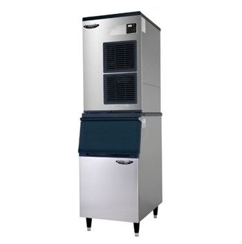 Máy làm đá bán nguyệt Lassele LMI-650A + Thùng đá LB-300S