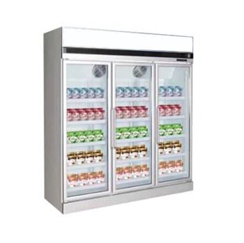 Tủ Đông Trưng Bày Siêu Thị Dung Tích 1442L, 3 Cánh Kính, 15 Kệ KISTEM KIS-XS144F3Y