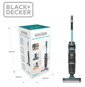 Máy hút bụi lau sàn thông minh không dây 5 chức năng Black+Decker BXUVXA04