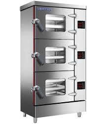 Tủ hấp công nghiệp 3 cửa dùng điện 9 khay CHINENG 