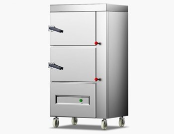 Tủ hấp cơm điện công nghiệp 2 cửa 12 khay CHINENG 