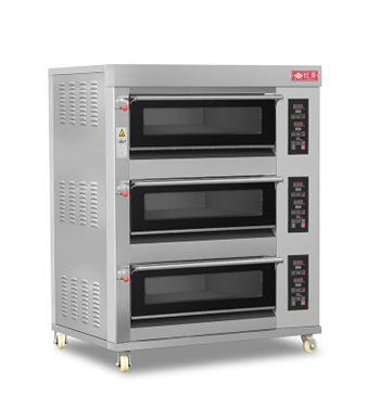 Lò nướng bánh 3 tầng 6 khay HLY-306 (Gas) 