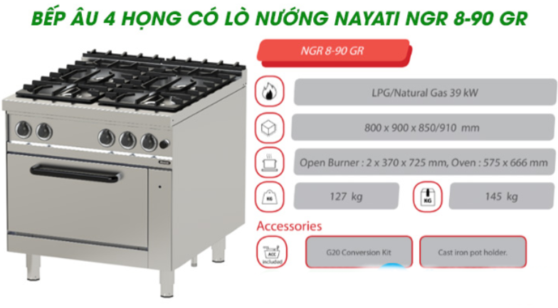 bếp âu 4 họng có lò nướng nayati ngr 8-90 gr hình 2 bep au 4 hong co lo nuong nayati ngr 8-90 gr hinh 2
