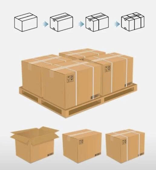 thiết bị đóng gói tự động dán băng keo và đai nẹp thùng carton xfk-1d hình 1 thiet bi dong goi tu dong dan bang keo va dai nep thung carton xfk-1d hinh 1