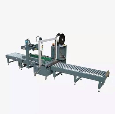 thiết bị đóng gói tự động dán băng keo và đai nẹp thùng carton xfk-1d hình 0 thiet bi dong goi tu dong dan bang keo va dai nep thung carton xfk-1d hinh 0