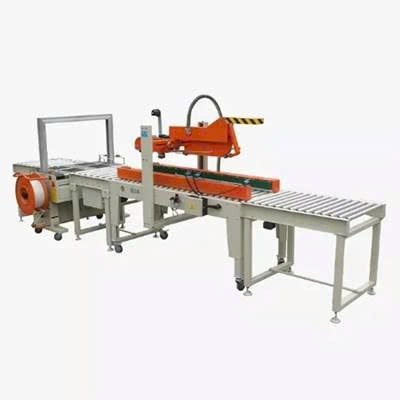 thiết bị đóng gói tự động gập và dán kín nắp thùng carton, sử dụng dây đai nhựa xfk-2 hình 0 thiet bi dong goi tu dong gap va dan kin nap thung carton, su dung day dai nhua xfk-2 hinh 0