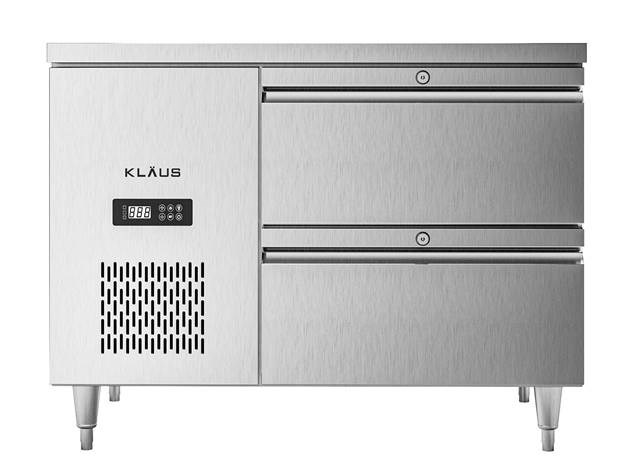 ban mat inox 2 ngan keo klaus kdc-2.1-1n hinh 0