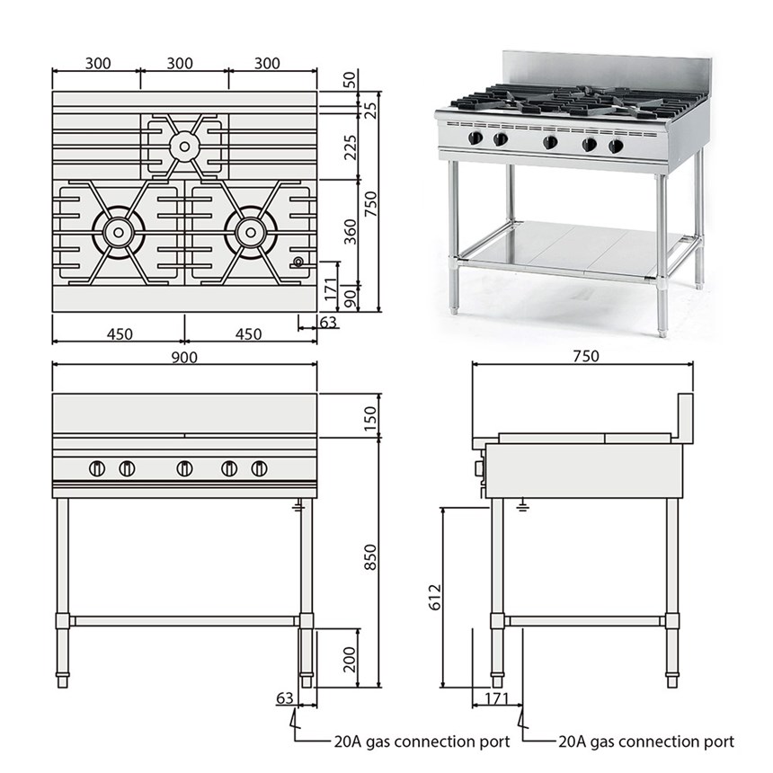 bếp gas fujimak fgtns097521 hình 3 bep gas fujimak fgtns097521 hinh 3