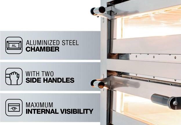 lo nuong banh pizza dung dien prismafood maior le 44 hinh 1