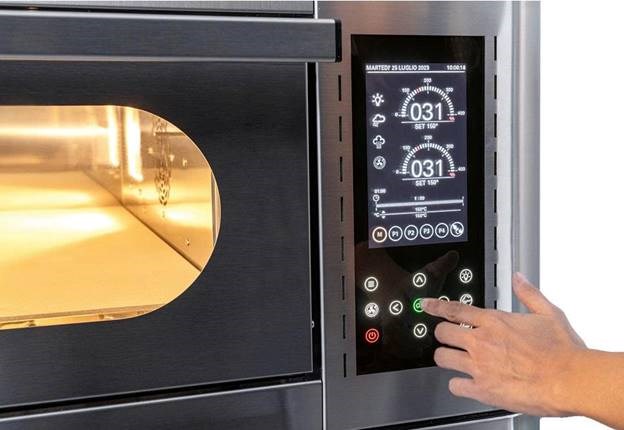 lò nướng bánh pizza dùng điện prismafood genius 6l hình 2 lo nuong banh pizza dung dien prismafood genius 6l hinh 2