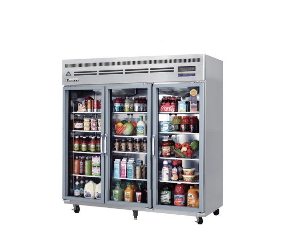 tu mat dung 3 canh kinh everest b190h-3rrrs-e hinh 0