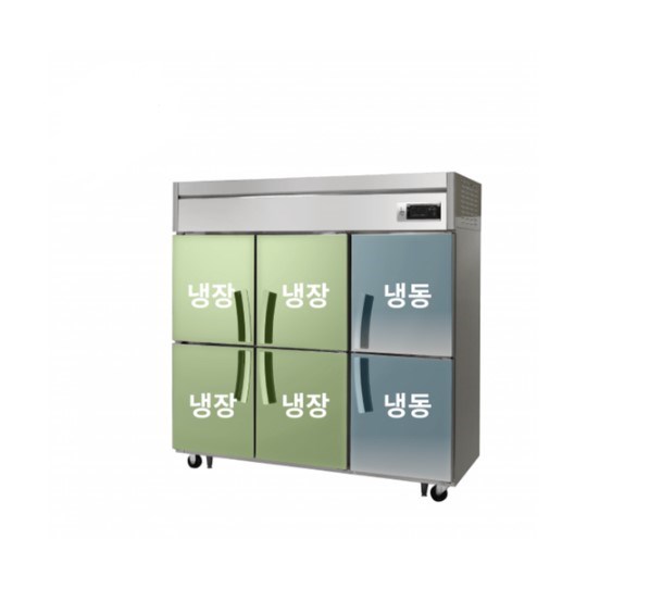tu dong mat dung 6 canh inox dung tich 1.700 lit fujee hinh 1