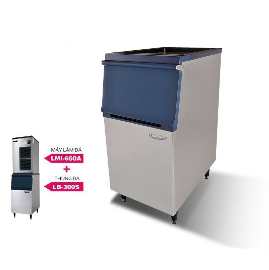 máy làm đá bán nguyệt lassele lmi-650a + thùng đá lb-300s hình 3 may lam da ban nguyet lassele lmi-650a + thung da lb-300s hinh 3