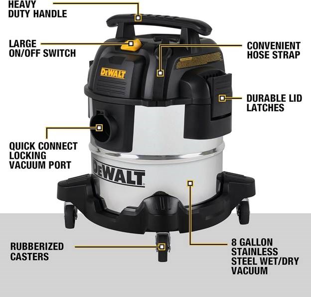 máy hút bụi 3 chức năng 20l dewalt dxv20sa – 20 lít – 15kpa hình 2 may hut bui 3 chuc nang 20l dewalt dxv20sa – 20 lit – 15kpa hinh 2
