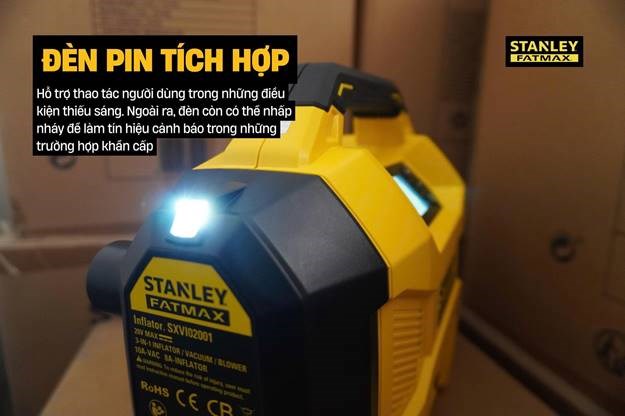 máy bơm hơi đa năng dùng pin kèm tính năng thổi và hút bụi hiệu stanley sxvi02001 hình 4 may bom hoi da nang dung pin kem tinh nang thoi va hut bui hieu stanley sxvi02001 hinh 4