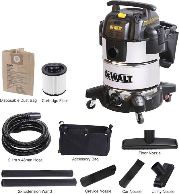 máy hút bụi công nghiệp 3 chức năng 38l dewalt dxv38sd – 38 lít – 17kpa hình 2 may hut bui cong nghiep 3 chuc nang 38l dewalt dxv38sd – 38 lit – 17kpa hinh 2