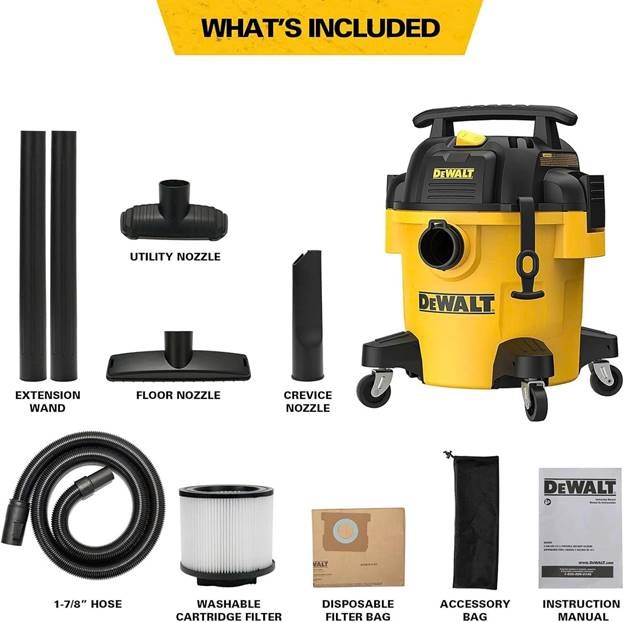 máy hút bụi 3 chức năng 20l dewalt dxv20p – 20 lít – 15kpa hình 2 may hut bui 3 chuc nang 20l dewalt dxv20p – 20 lit – 15kpa hinh 2