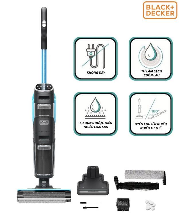 may hut bui lau san thong minh khong day 5 chuc nang black+decker bxuvxa04 hinh 0