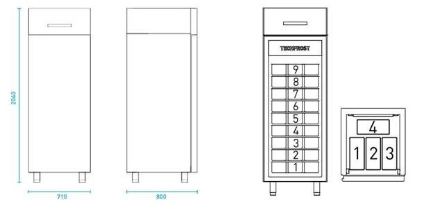 tu cap dong techfrost eg32 plus hinh 1
