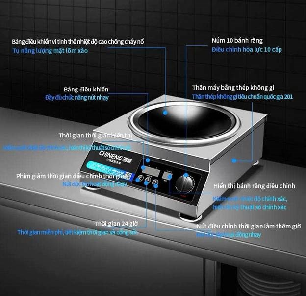 bếp điện từ để bàn 5000w chineng cn-sl-50-ka4 (mặt lõm) hình 1 bep dien tu de ban 5000w chineng cn-sl-50-ka4 (mat lom) hinh 1