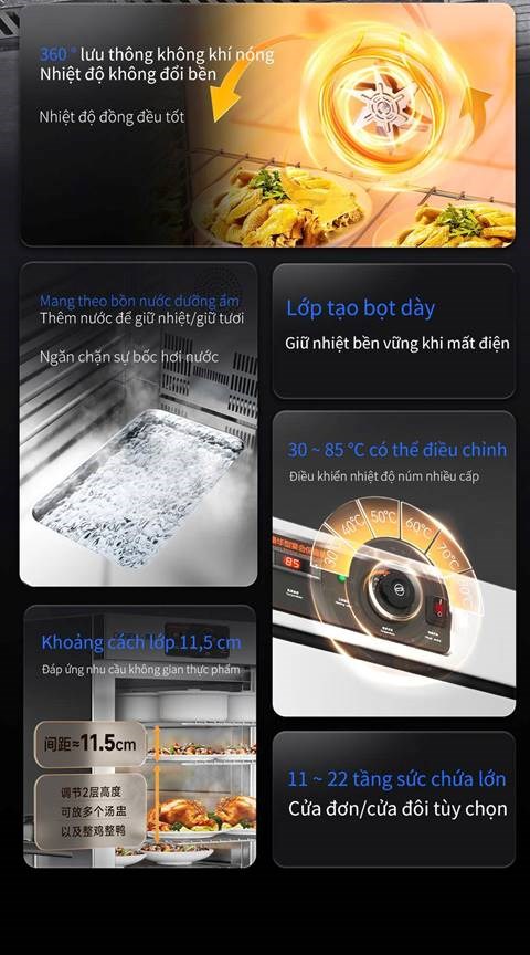 tủ hâm nóng và giữ nhiệt thức ăn di động chineng hình 2 tu ham nong va giu nhiet thuc an di dong chineng hinh 2