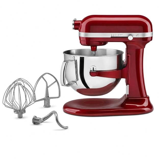 máy trộn bột kitchenaid 7qt 6.9l màu đỏ – 220 volt hình 2 may tron bot kitchenaid 7qt 6.9l mau do – 220 volt hinh 2